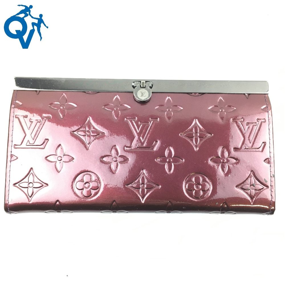 Louis Vuitton Purple Monogram Vernis Clutch Wallet